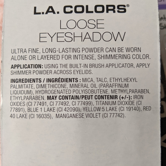 L.A. colors 4 Loose Eyeshadow intense Shimmer - Picture 12 of 12